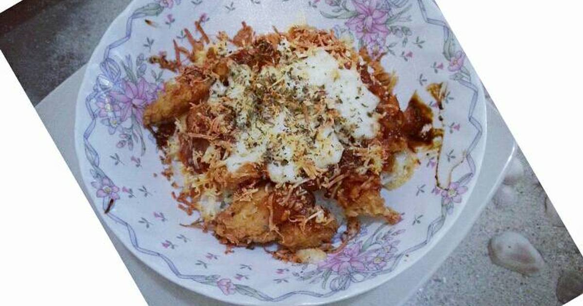 Resep Baked rice cheese chicken ala Amalia Nursyahfitri