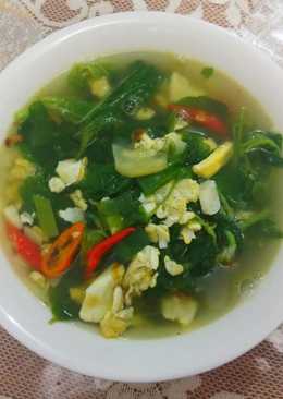 Sayur bening bayam telur #keto