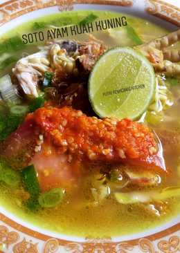 Soto ayam kuah kuning