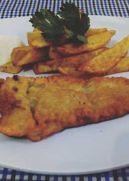 Fish and chips (ikan lele)