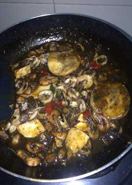 Cumi Udang Tofu Saus Tiram (sgt mudah & enak)