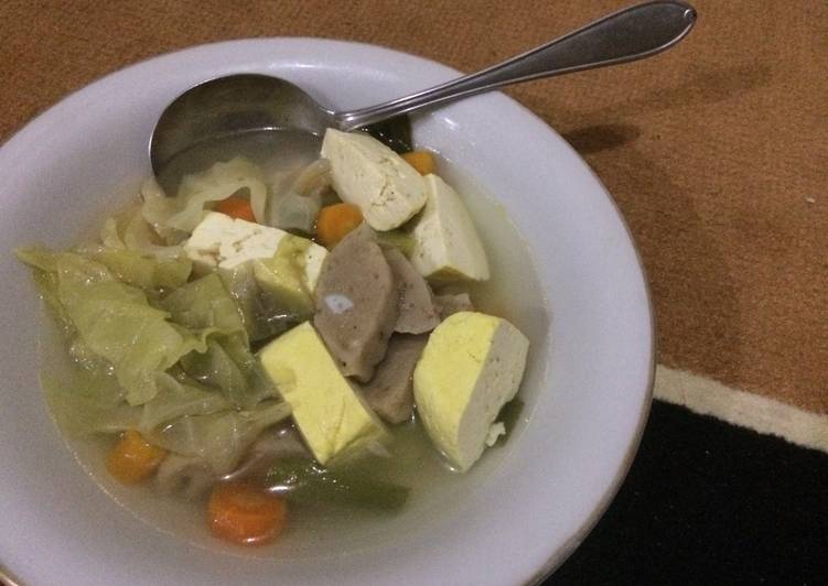 Resep Sop Tahu baso Karya Rzknbl