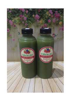 Diet Juice Pokchoy Kiwi Melon Sapodilla (Sawo)