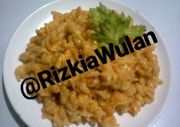 resep masakan Fusilli Sauce Cream Cheese