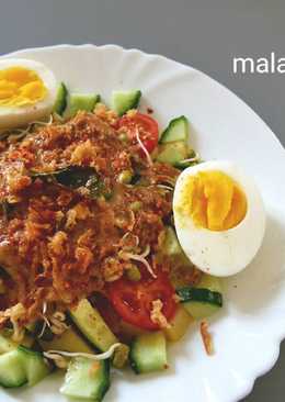 Gado-Gado Sayuran Tanpa Tahu Tempe