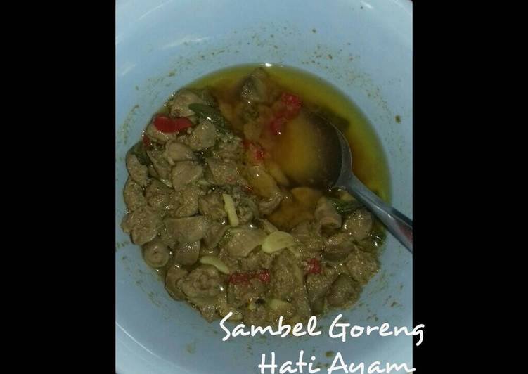 cara membuat Sambel Goreng Hati Ayam