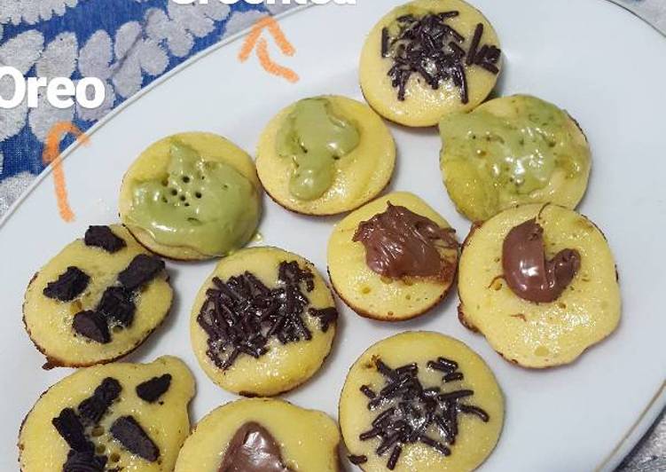 gambar untuk cara membuat Kue cubit unyil