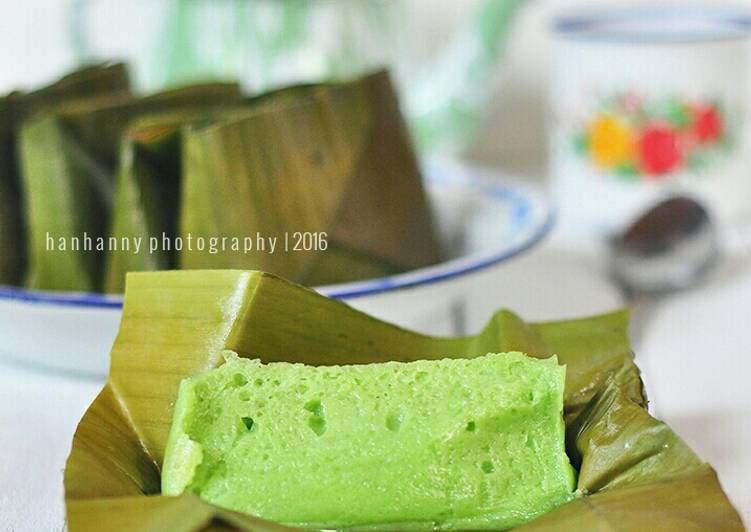 cara membuat Barongko Pisang Pandan