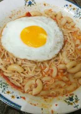 Mie susu makaroni