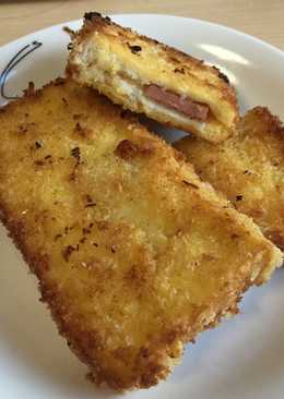 Roti Goreng Isi Keju & Ham Ayam