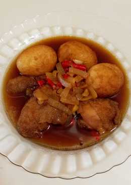 Ayam + telur goreng kecap