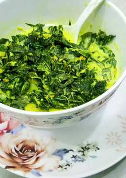 Sayur Daun singkong Santan