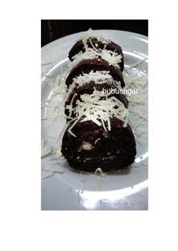 Brownis Kukus Gulung Isian Coklat.(nyoklatnyaa)