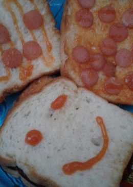 Sandwich Isi Sosis, ala santri