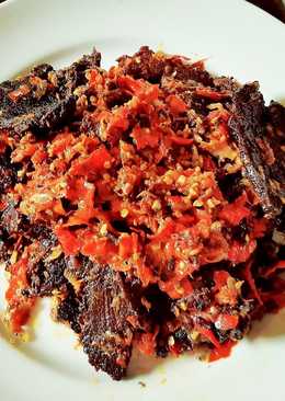 Dendeng Balado Kering