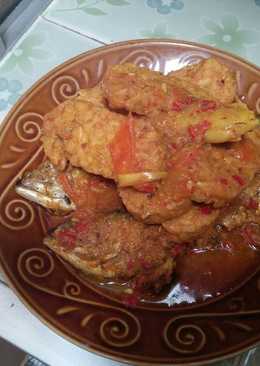 Ikan kembung asam manis with tempe