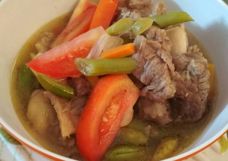 gambar untuk resep makanan Asem - asem iga