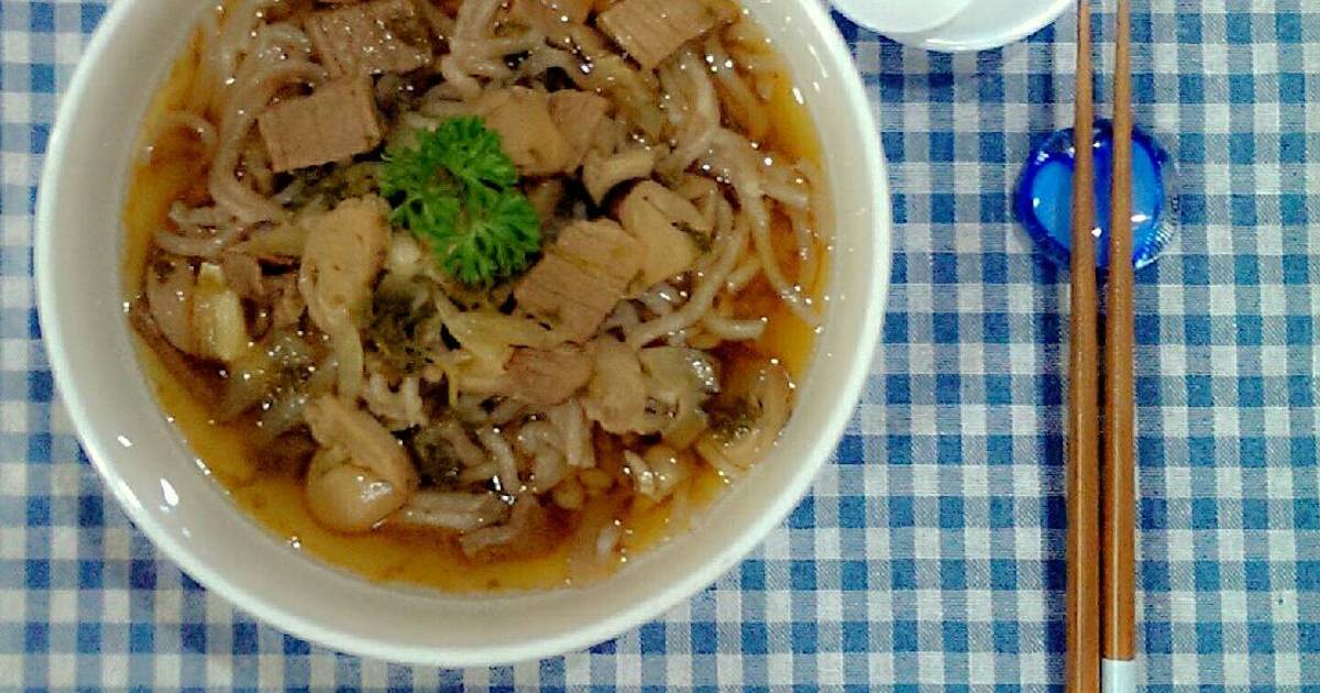 Resep Mie Soba Ayam ala Febri Murti Wulan