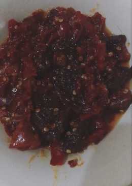 Sambalado daging sapi