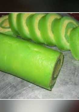 Bulo gulung pandan roti tawar kukus