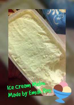Homemade Melon Ice Cream