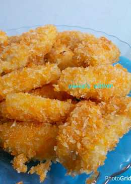 Pisang goreng pasir / pisang tepung panir