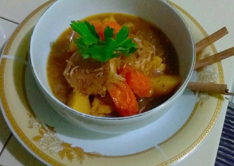 resep makanan Semur Tahu & Rolade