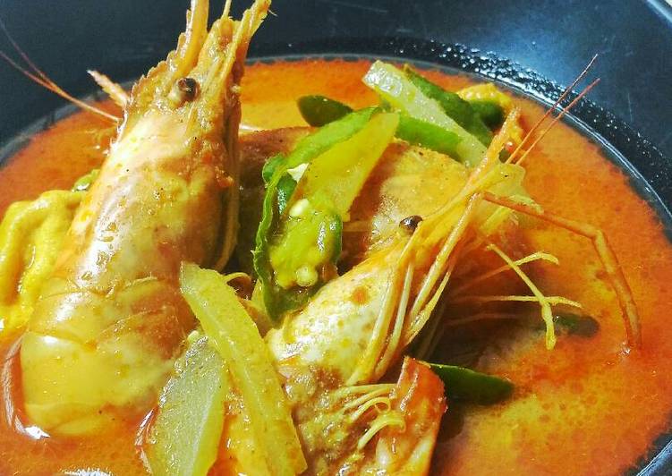 gambar untuk resep makanan Kare Udang