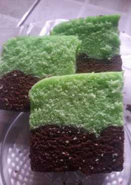 Brownies Pandan Coklat