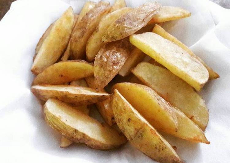 gambar untuk cara membuat Potato Wedges