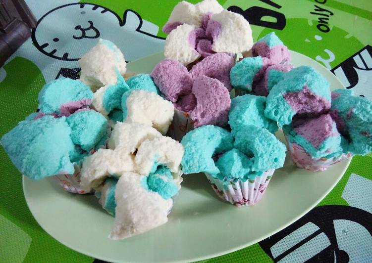 resep lengkap untuk Bolu kukus mekar, irit simple, no soda no sprite no susu