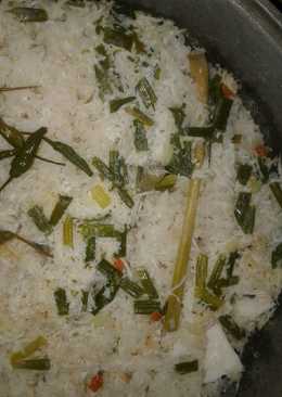 Nasi liwet kelapað'
