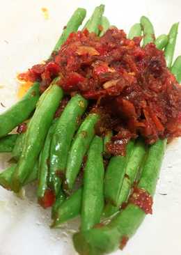 Tumis buncis balado