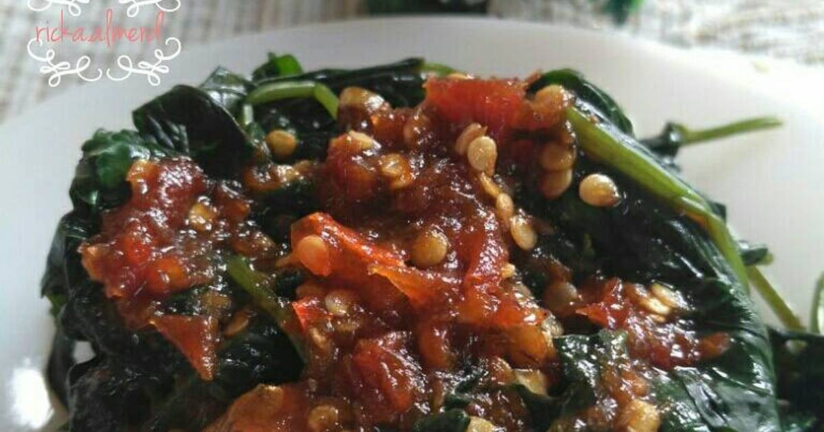 99 resep  rujak kangkung enak dan sederhana Cookpad