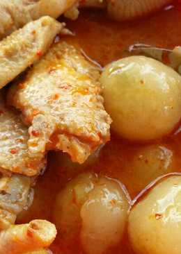 Cilok kuah isi keju kornet