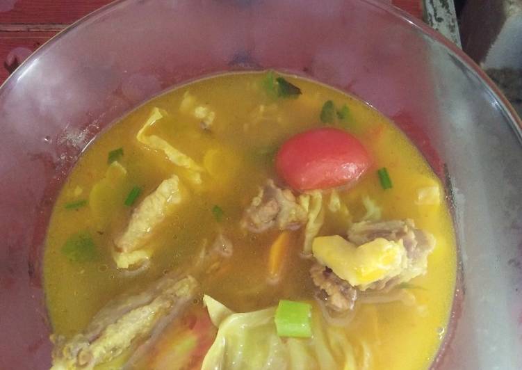 resep makanan Sop buntut kuah kuning