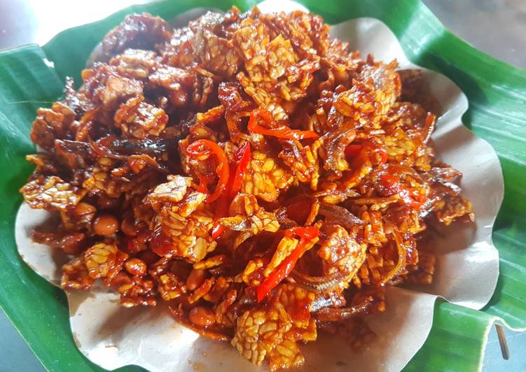 cara membuat Kering tempe teri kacang