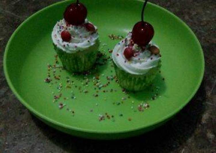 cara membuat Cupcake vanilla 1 telur || lembut, wangi