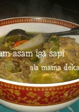 Garang asam iga sapi ala mama deka