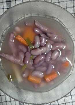 Sup kacang merah ceker ayam