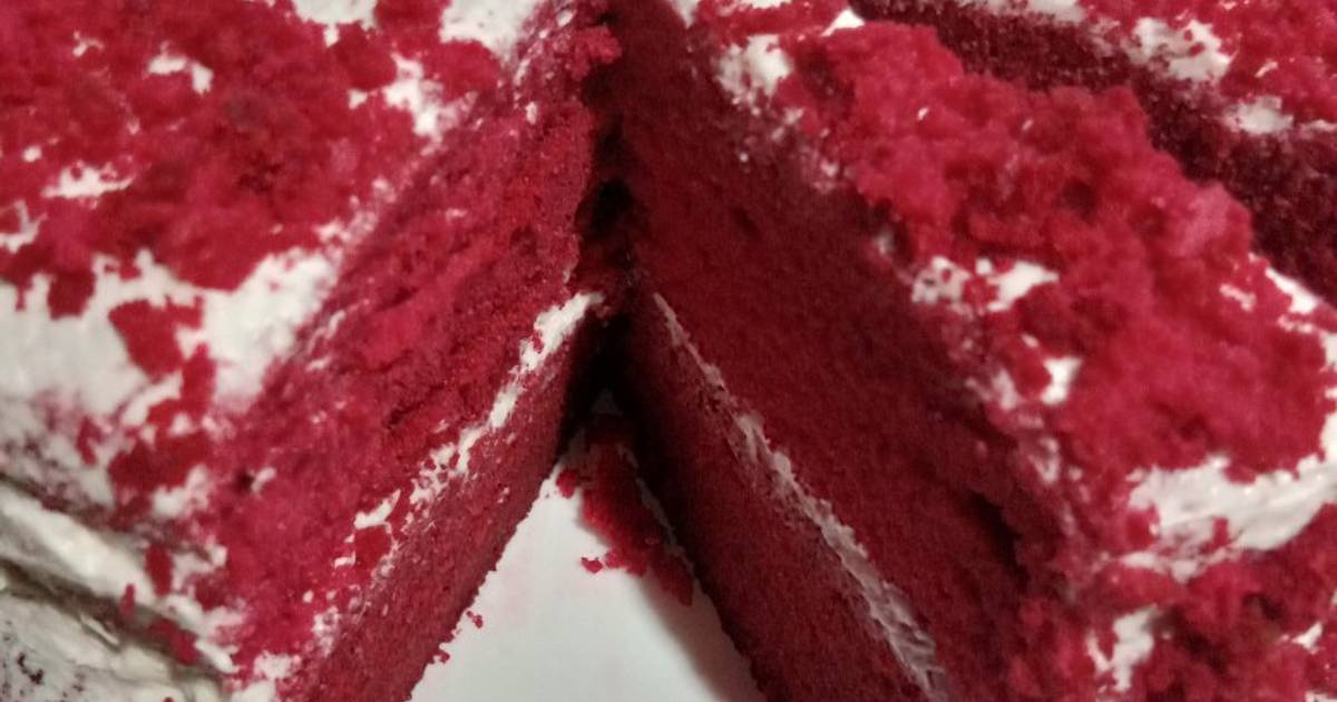 158 Resep Cake Red Velvet Kukus Enak Dan Sederhana Cookpad