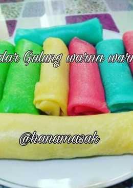 Dadar Gulung warna warni