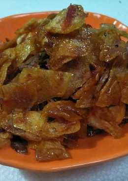 Kering kentang pedas manis