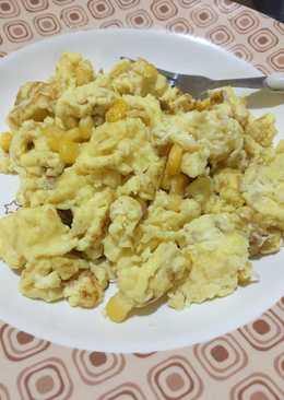 Telur orak arik jagung keju