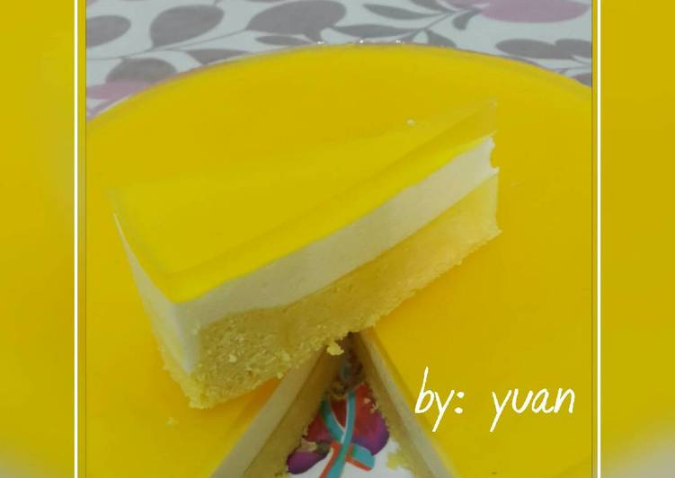 resep Cake puding jeruk