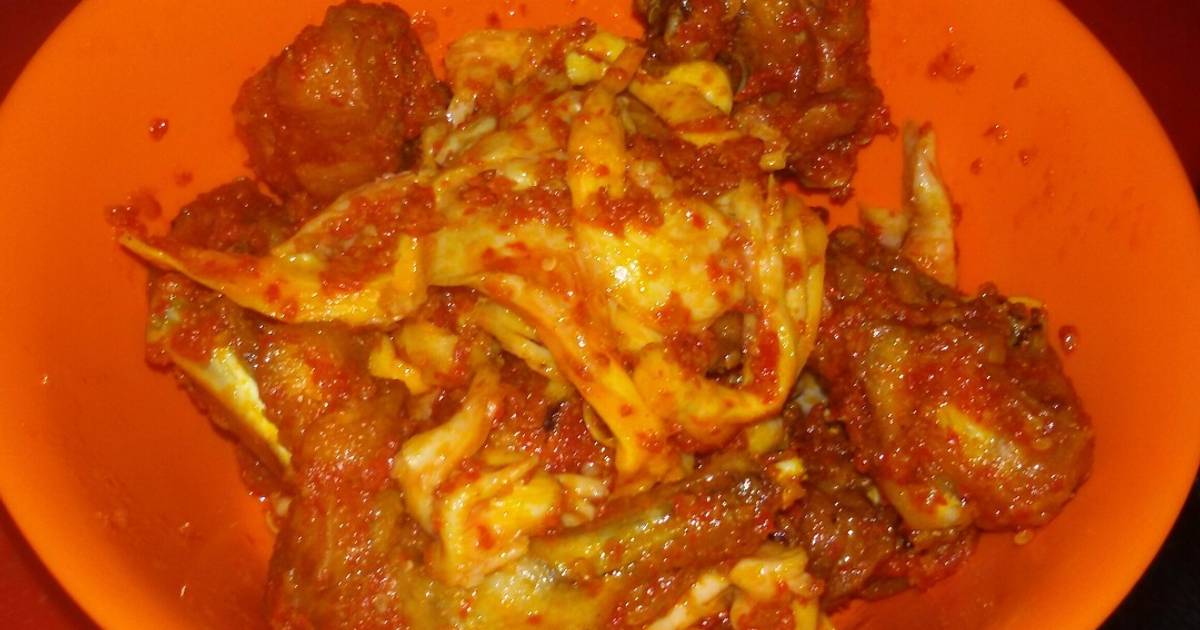 Resep Ayam Sambalado Jamur Tiram ala Lisni Agnes