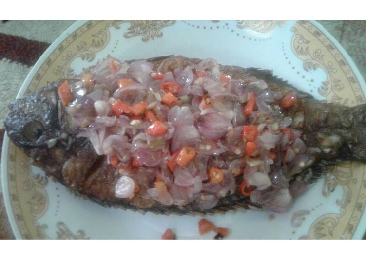Nila Goreng Sambal Matah recipe main photo