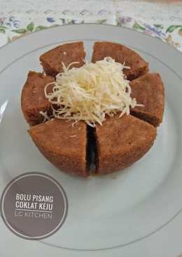 Bolu Pisang Coklat Keju Kukus