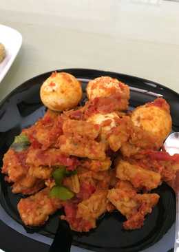 Telur tempe balado