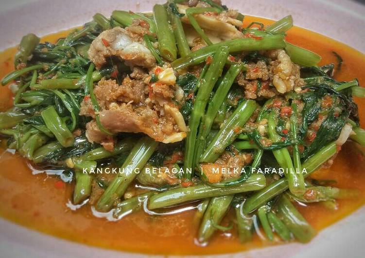 resep makanan Kangkung Belacan